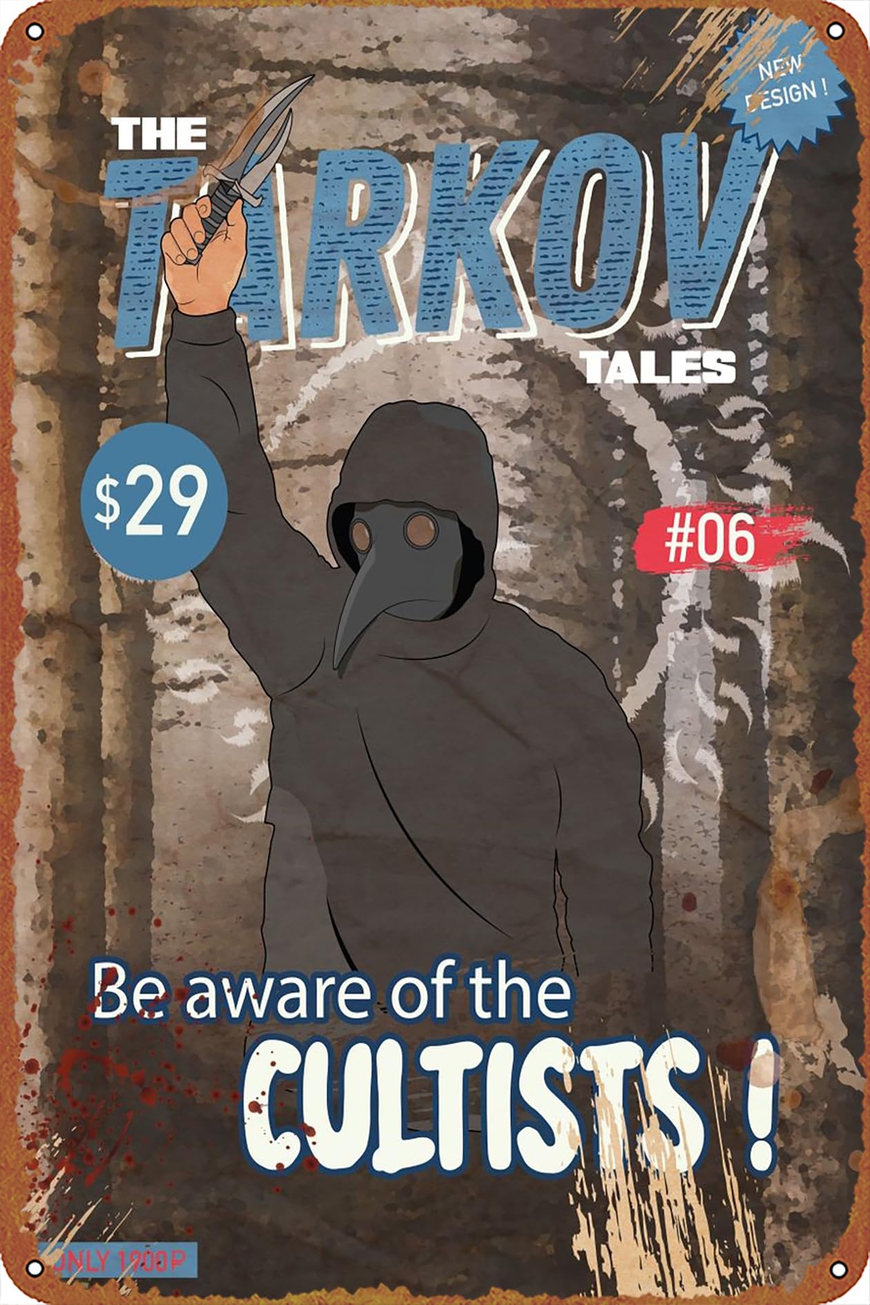 Amazon.co.jp: Tarkov Tales # 06 - Tarkovからの脱出 ポスター レトロ