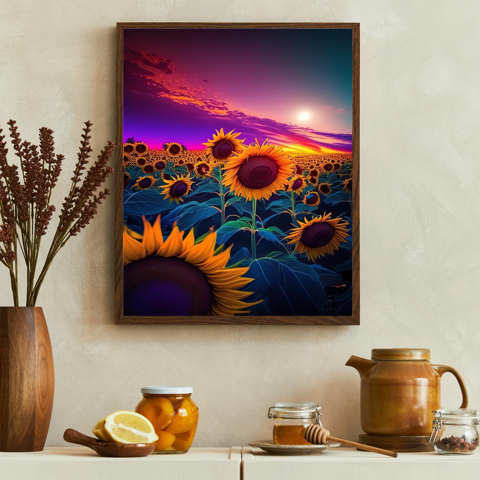 5D Diamond Painting Kit – Yellow Rose Full Round Drill DIY Art, 13.78x13.78 Inch
