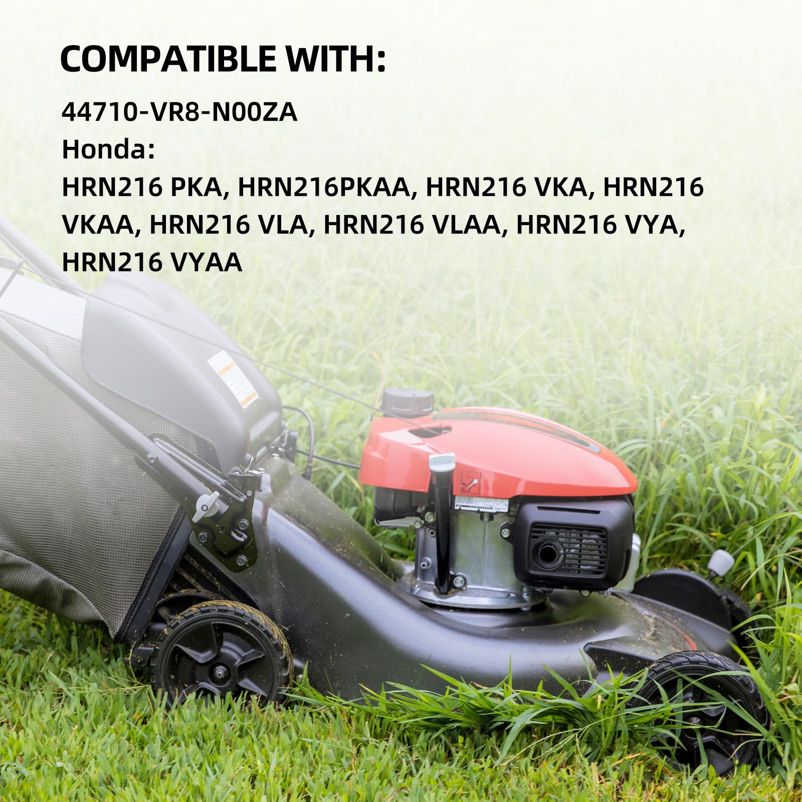 GIGOOL 44710-VR8-N00ZA Ruedas delanteras para cortacésped, ruedas de 8 pulgadas para Honda HRN216, paquete de 2