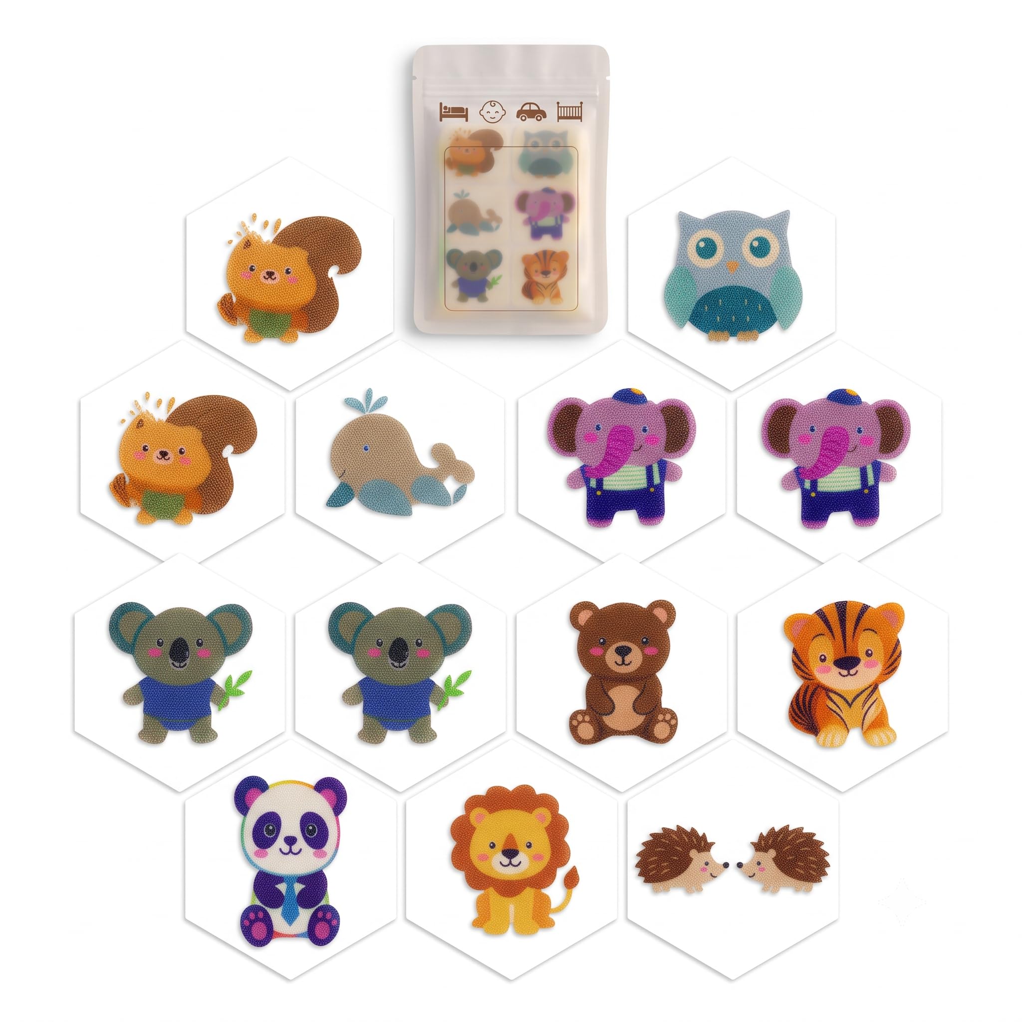 Premium Natural Mosquito Repellent Patches 36 Pcs | Superior Quality Formula | Long Lasting 24 Hours | Cute Animal Designs | DEET Free | Best in Class Protection-image-45