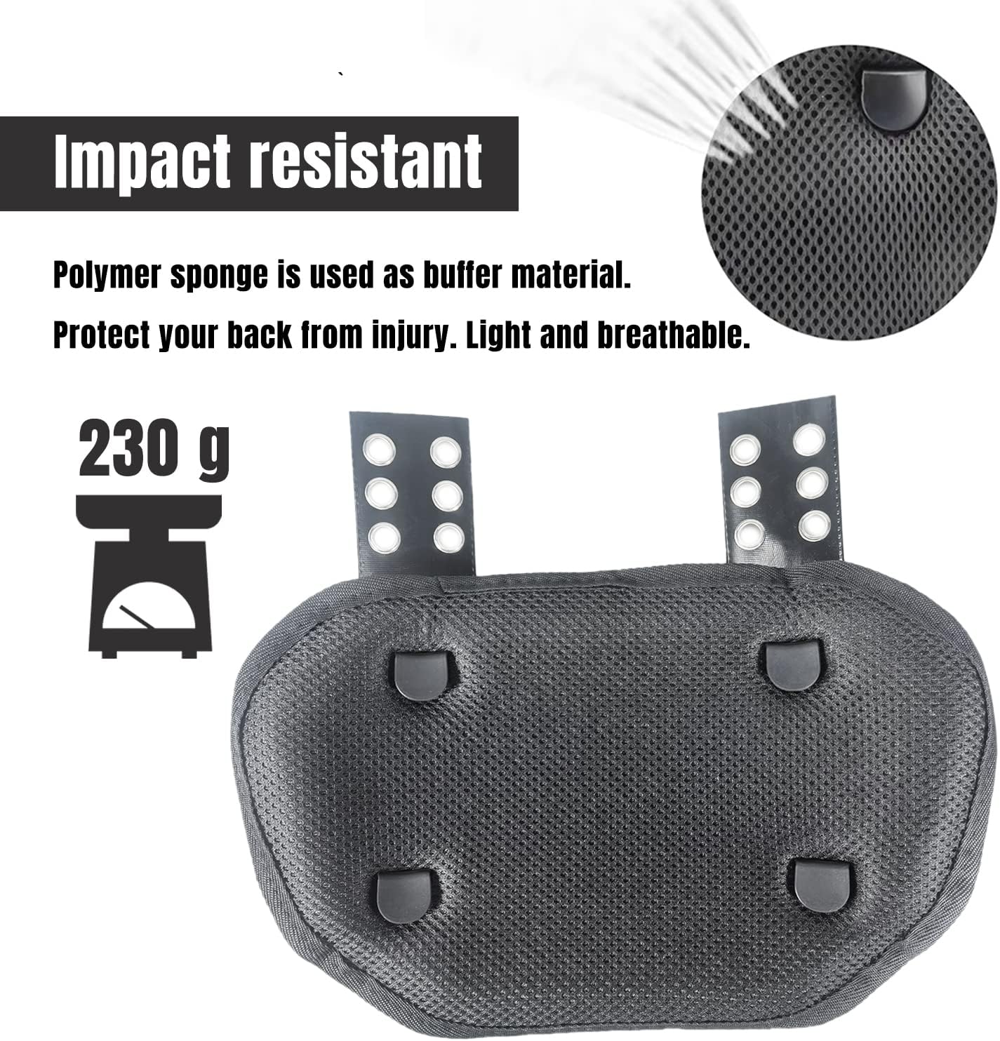 Sports Football Back Plate Football Backplates for Shoulder Pads Football, Rear Protector Lower Back Pads for Football Players, Lower backs will be safe and stylish with this sturdy backplate.