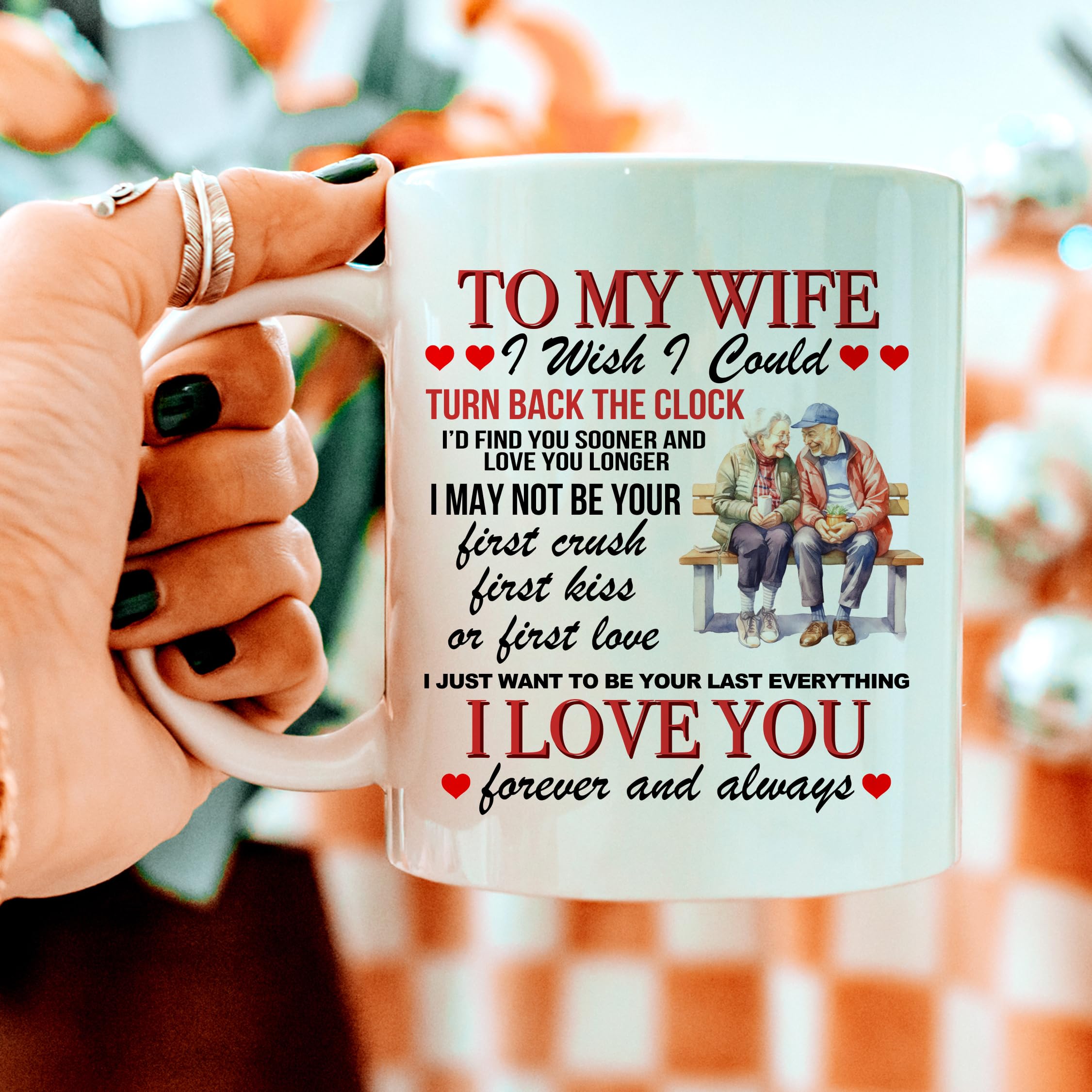 Stuff4 Tazza per San Valentino, con scritta in lingua inglese Being My Wife, divertente regalo per San Valentino, moglie, da marito, perfetta per compleanno, anniversario, Natale, 325 ml, in