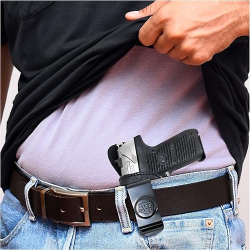 Miniatura 10 de PH - Funda de cuero genuino para pistola Ruger P95, funda táctica de cuero Iwb, funda de cuero para Ruger P95, funda de transporte oculta de cuero,