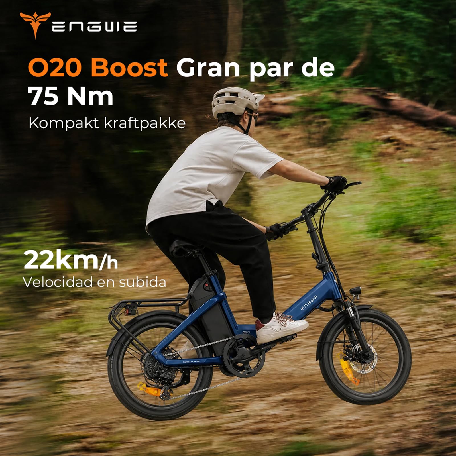 ENGWE O20 Boost Bicicleta Eléctrica Plegable