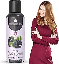 Vibe Black Current - Personal Lubricant Gel For Men and Women 100ml - Premium Black Current Flavour - Water Based Lube - Skin Friendly, Silicone and Paraben Free - No Side Effects