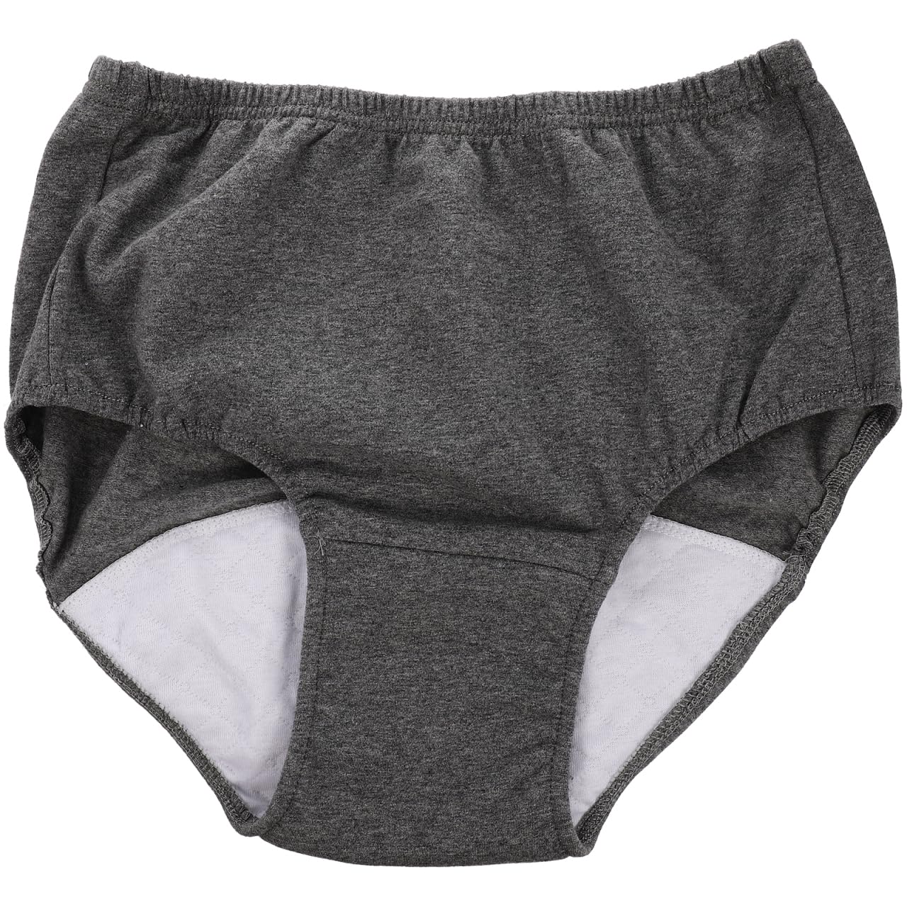 Healifty Waterproof Incontinence Underpants Pull-on Adult Diapers Breathable Soft Incontinence Briefs for Elderly Men Women Dark Grey Xl