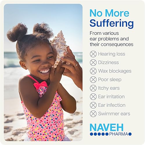 Vista 6 de NAVEH PHARMA Gotas Oticas Otic Guard para Bebés – Aceite Natural para la Eliminación de Cera y Alivio de Infecciones – Limpiador Suave para Oídos