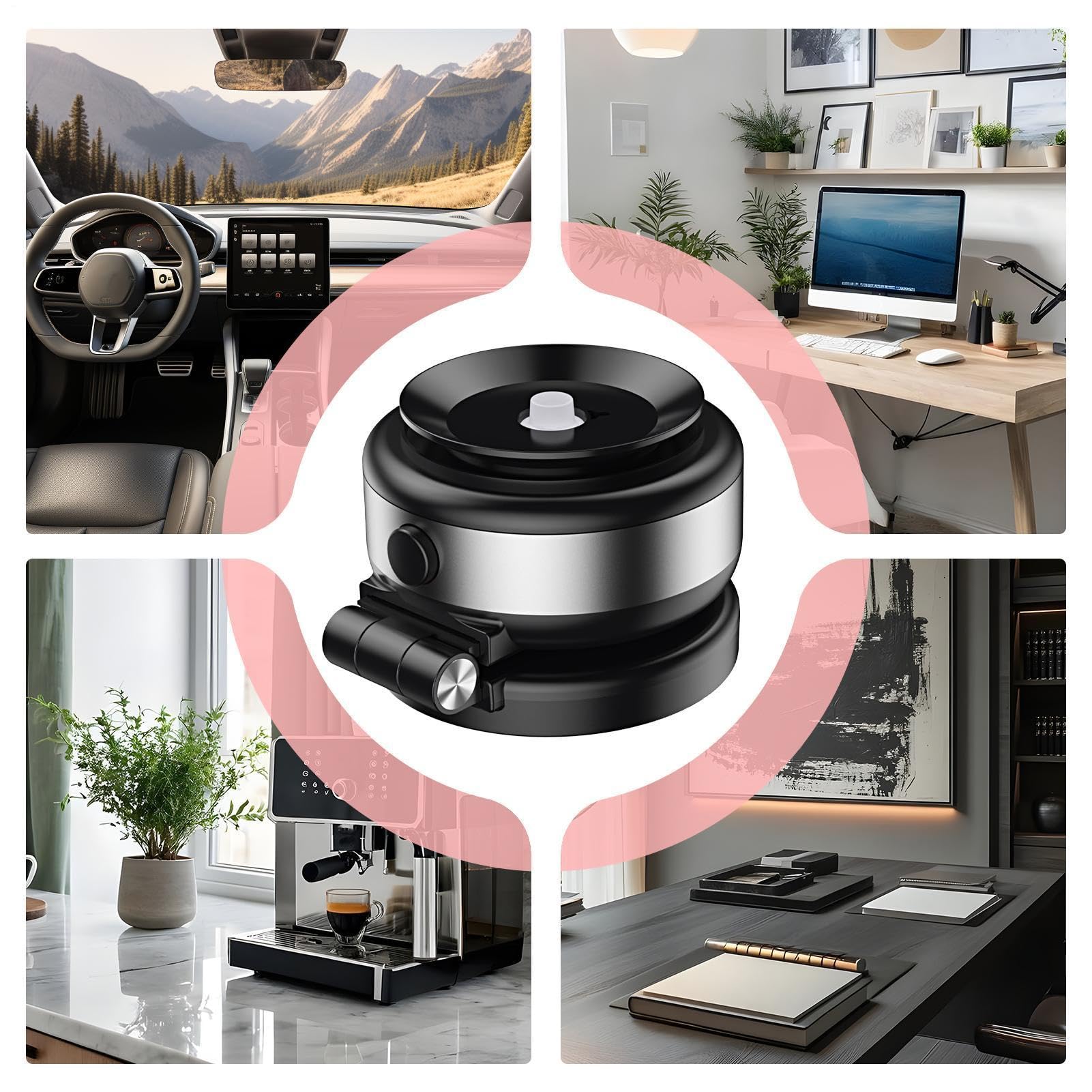 Genérico Magnetico per telefono, con vuoto elettrico, retrattile, accessorio portatile per interni auto, per smartphone, SUV, veicoli ricreativi, CAM