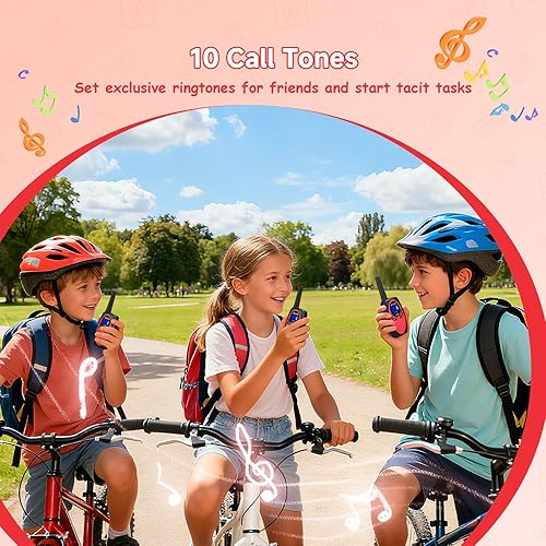 Miniatura 5 de Retevis RT628 Walkie Talkies - Paquete de 4, regalos de juguete para niños y niñas de 6 a 12 años, radio de 2 vías para niños, walkie talkie de