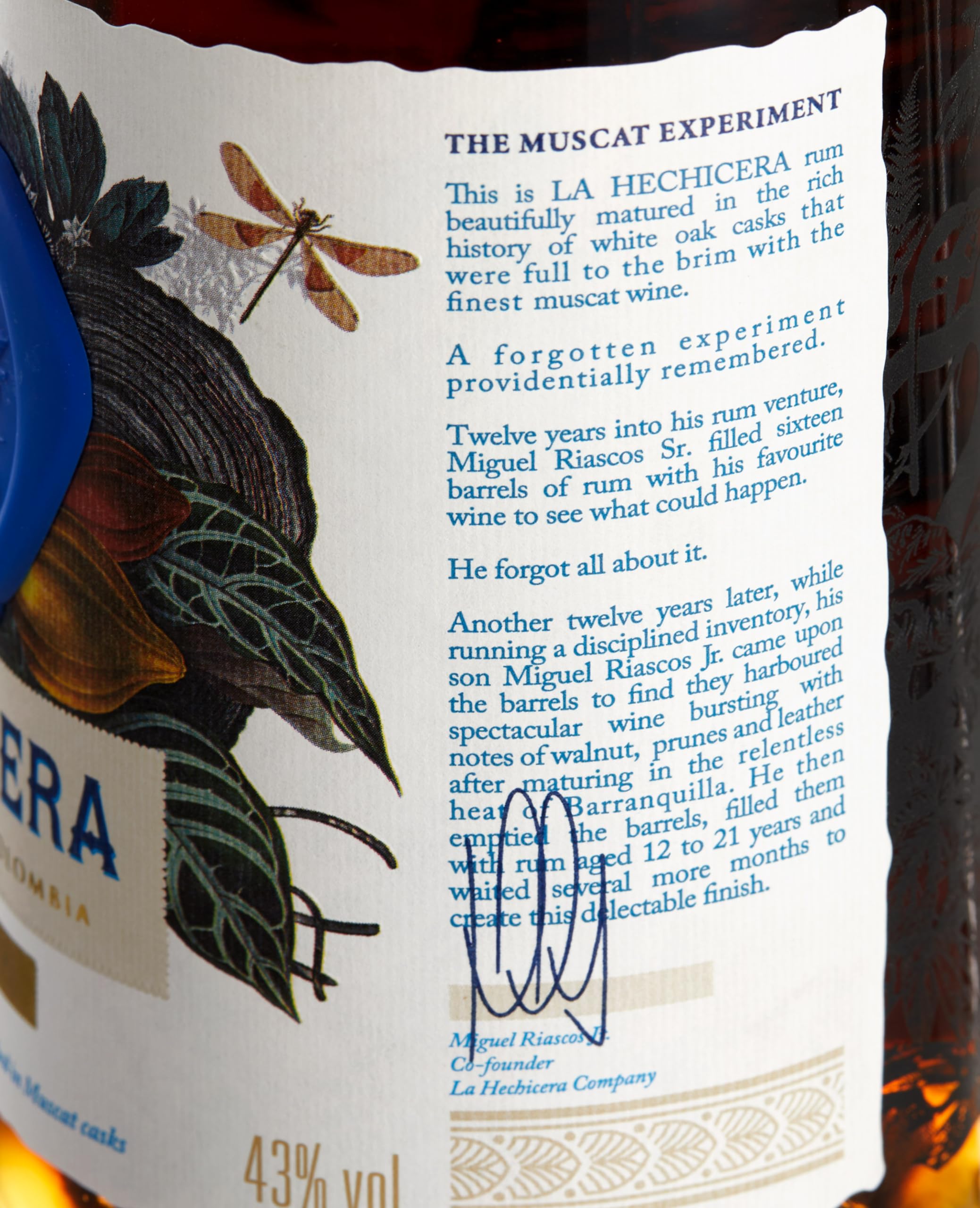 La Hechicera Serie Experimental N.1 Ron Extra Añejo de Colombia - 700 ml