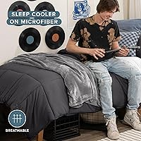 Vista 399 de Bare Home Comforter Set - King/California King Size - Ultra-Soft - Goose Down Alternative - Premium 1800 Series - All Season Warmth