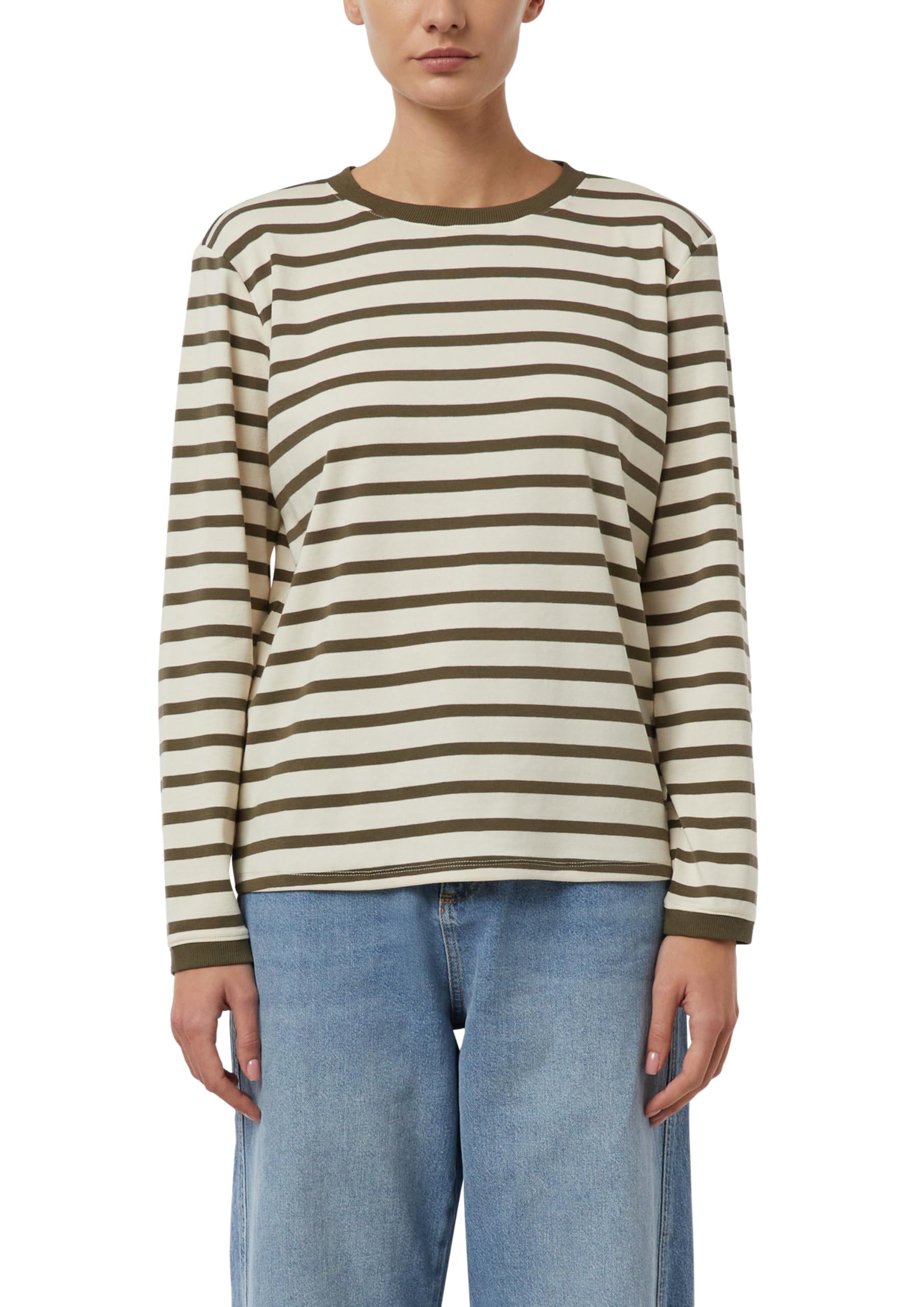 comma Lockeres Langarmshirt mit Streifen