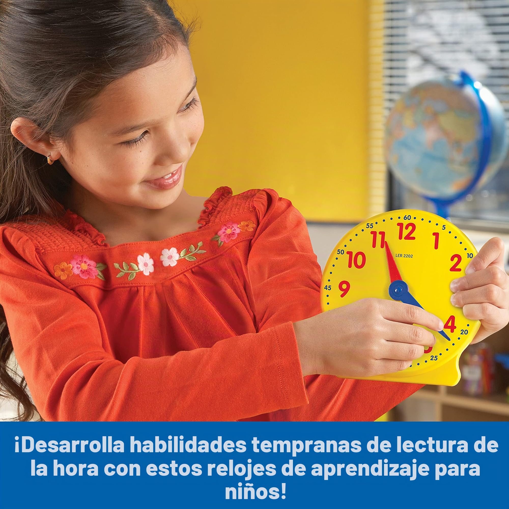 Learning Resources Kit de Relojes para el Aula Big Time