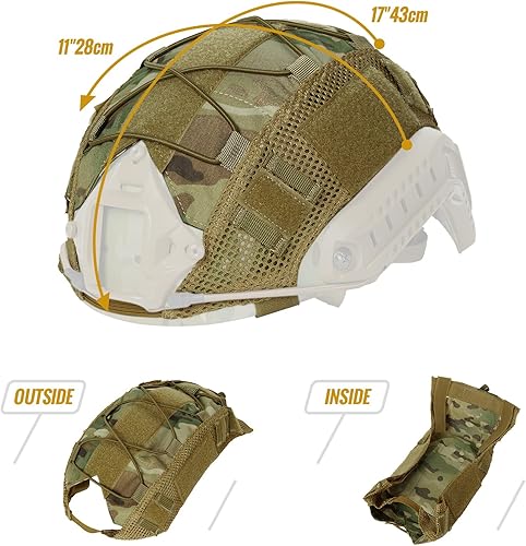 Miniatura 4 de OneTigris Helmet Cover ZKB05 No Helmet Camouflage Cover for Ops-Core Fast PJ Helmet in Size ML  OneTigris PJMH Helmet in Size ML