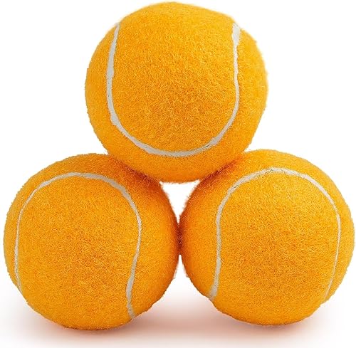 Miniatura 14 de Pelotas de tenis para perros Prime Pets, 12 paquetes, 6.35 cm de pelotas de tenis duraderas de alto rebote para perros, pelota de perro para buscar
