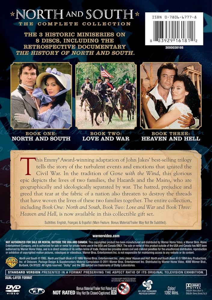 (未使用･未開封品)North and South Complete Collection [Import anglais] [DVD] Amazon.com: North and South: The Complete Collection : David