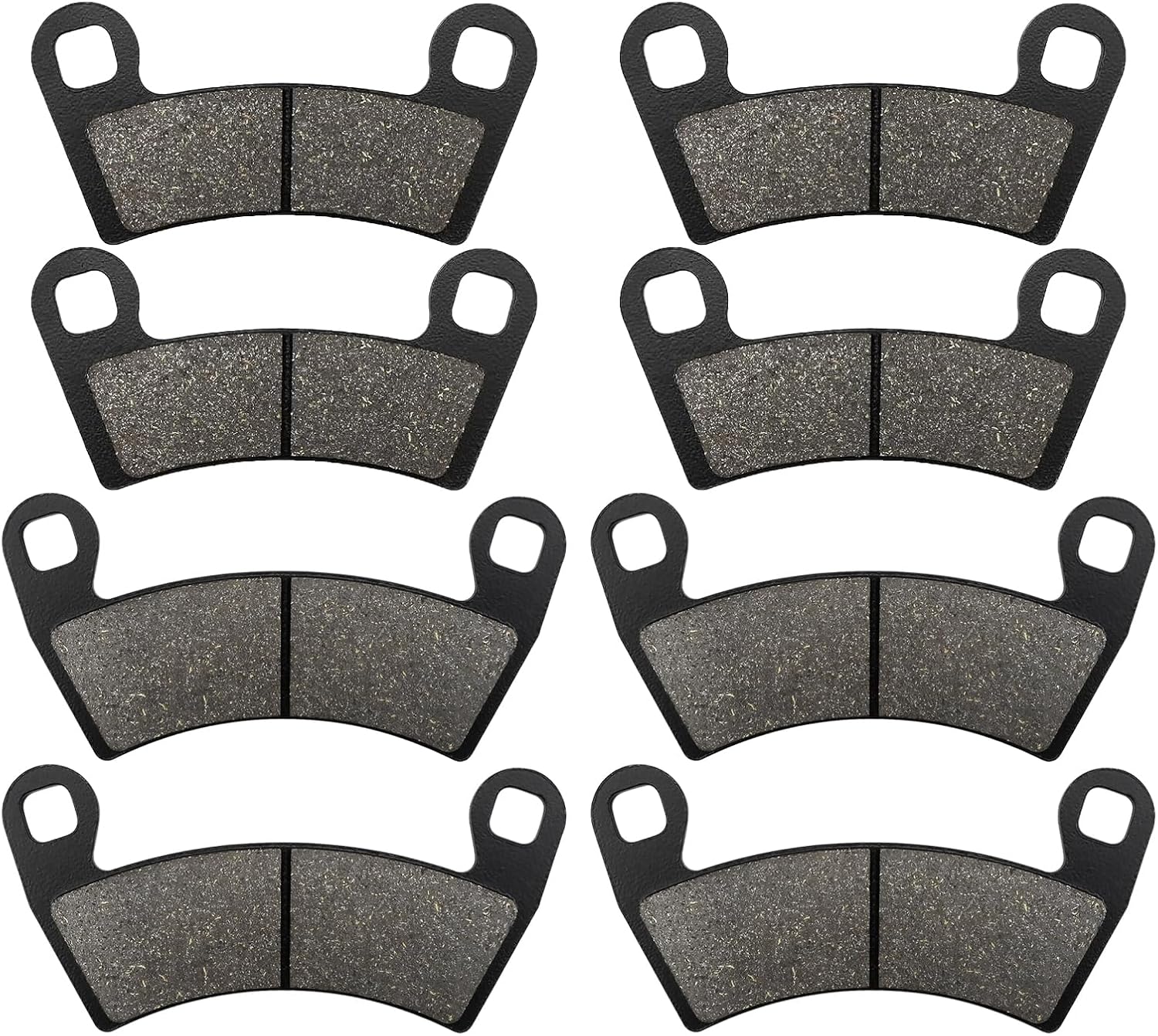 ZICOO Front Rear Brake Pads for Polaris Ranger 1000 XP 2018-2023 General 1000 2016-2020 Ranger Crew XP 1000 2019-2020 Crew 570 RZR S4 1000 RZR 4 900