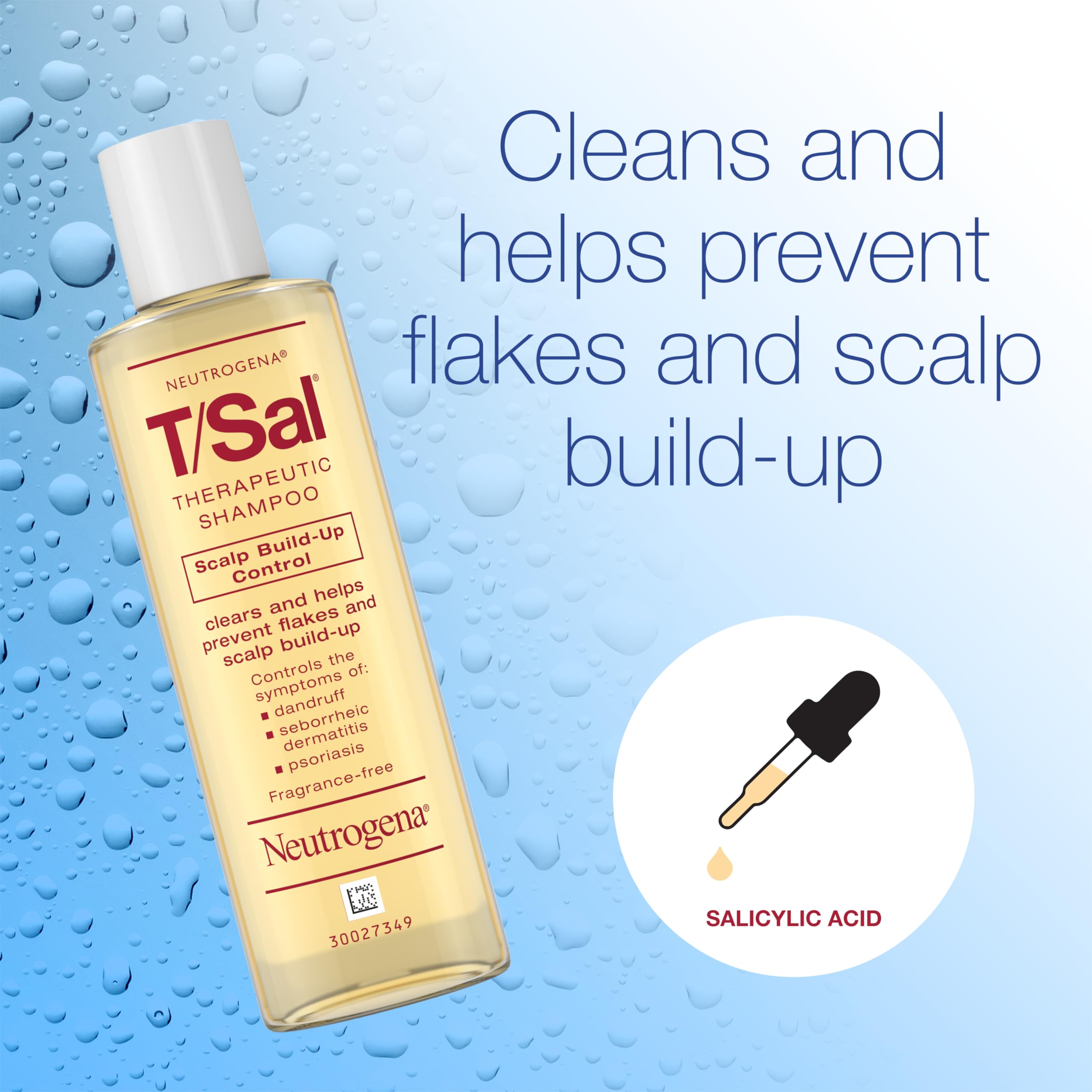 Amazon.com: Neutrogena T/Sal Shampoo, Therapeutic Dandruff Control