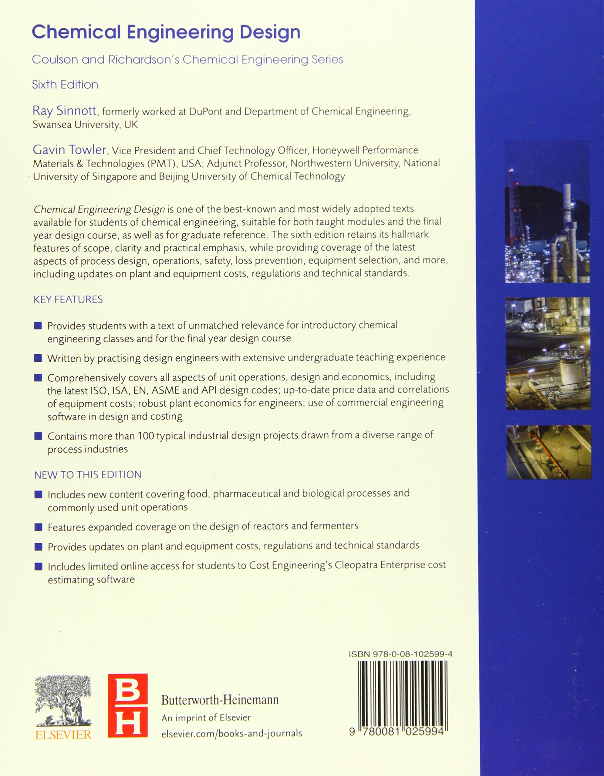 Chemical Engineering Design: SI Edition