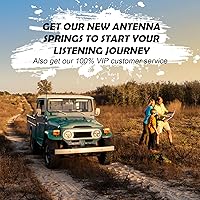 Vista 7 de SS-3H - Muelle de antena CB, resorte de montaje de antena de radio CB resistente de acero inoxidable, resorte para adaptarse a dispositivos Negro