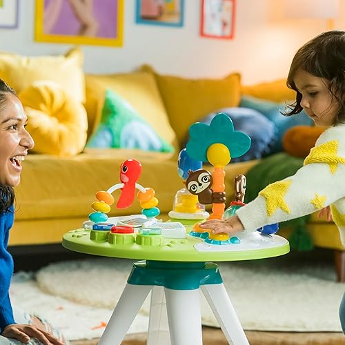 Miniatura 10 de Bright Starts - Around We Go - Centro de actividades y mesa Tropic Cool Alrededor de We Go, Tropical Cool, Coral tropical