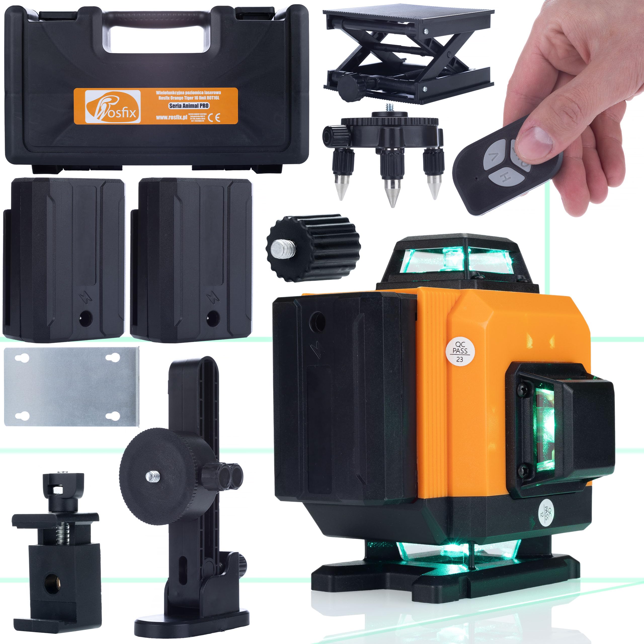 ROSFIX ANIMAL PRO LASER KRZYŻOWY POZIOMICA 360 16L