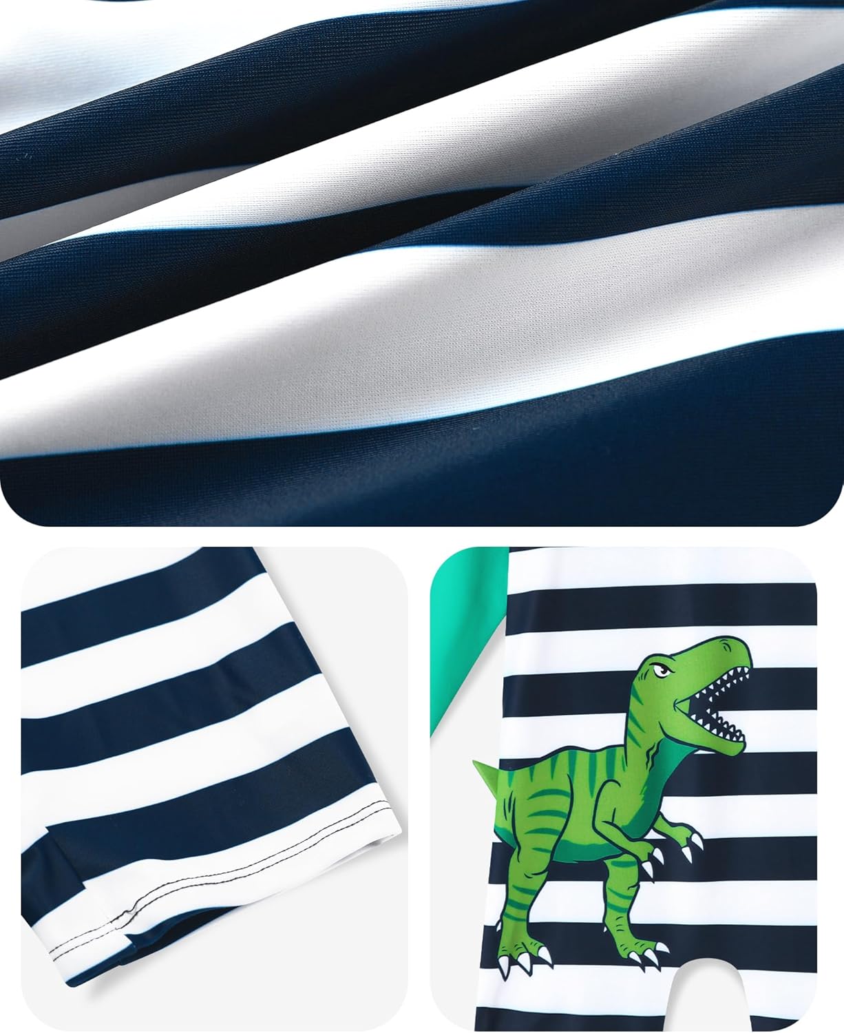 Redair Toddler Baby Boys Rash Guard Swimsuit Long Sleeve One Piece Swimwear Zip Bathing Suit with UPF 50+ 0-24 Months - Image 5