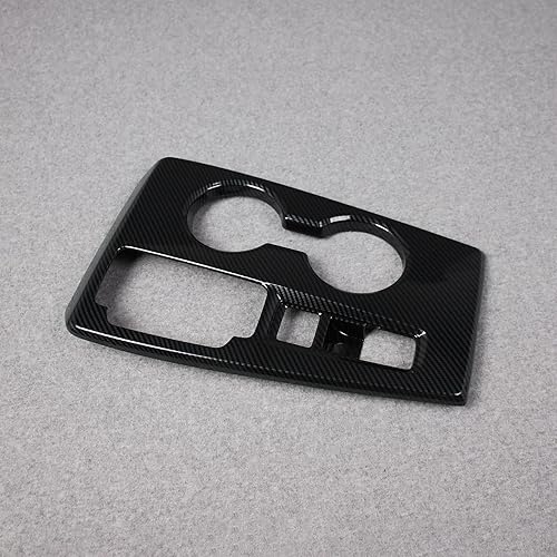 Miniatura 3 de Para Honda Civic 2022 2023 2024 2025 Consola central delantera Panel de salpicadero, cubierta de portavasos con patrón de fibra de carbono