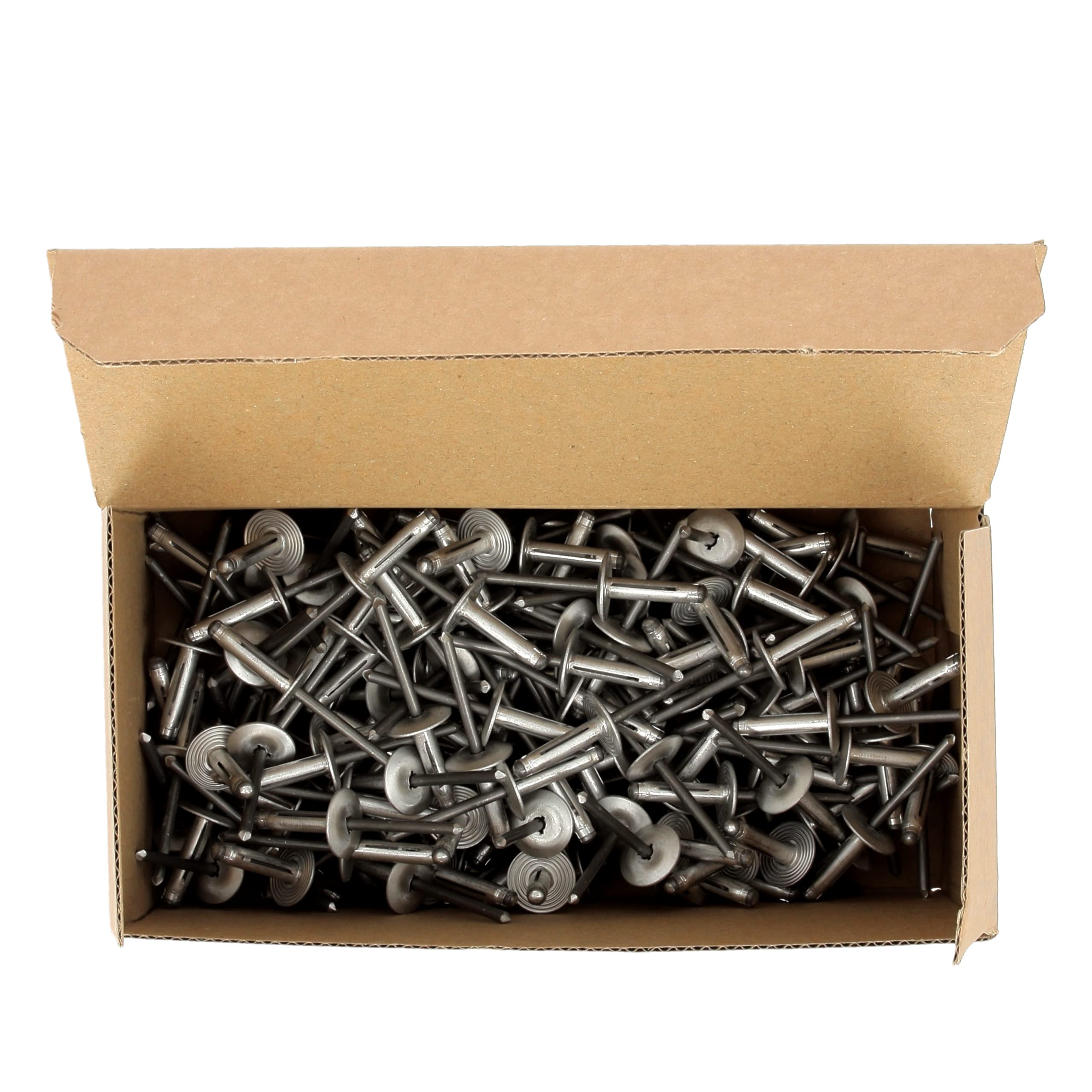 Restagraf - Rivet Expansé Tête Large Aluminium - Compatible avec Citroën, Fiat, Mitsubishi, Nissan, Opel, Peugeot, Renault, Smart - Diamètre 4,8 mm - Longueur 20,5 mm - Réf. 42629 - Boîte de 150