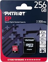 Patriot Memory microSD SDXC kártya Android telefonokhoz és tabletekhez 4K videóhoz - 256 GB 3