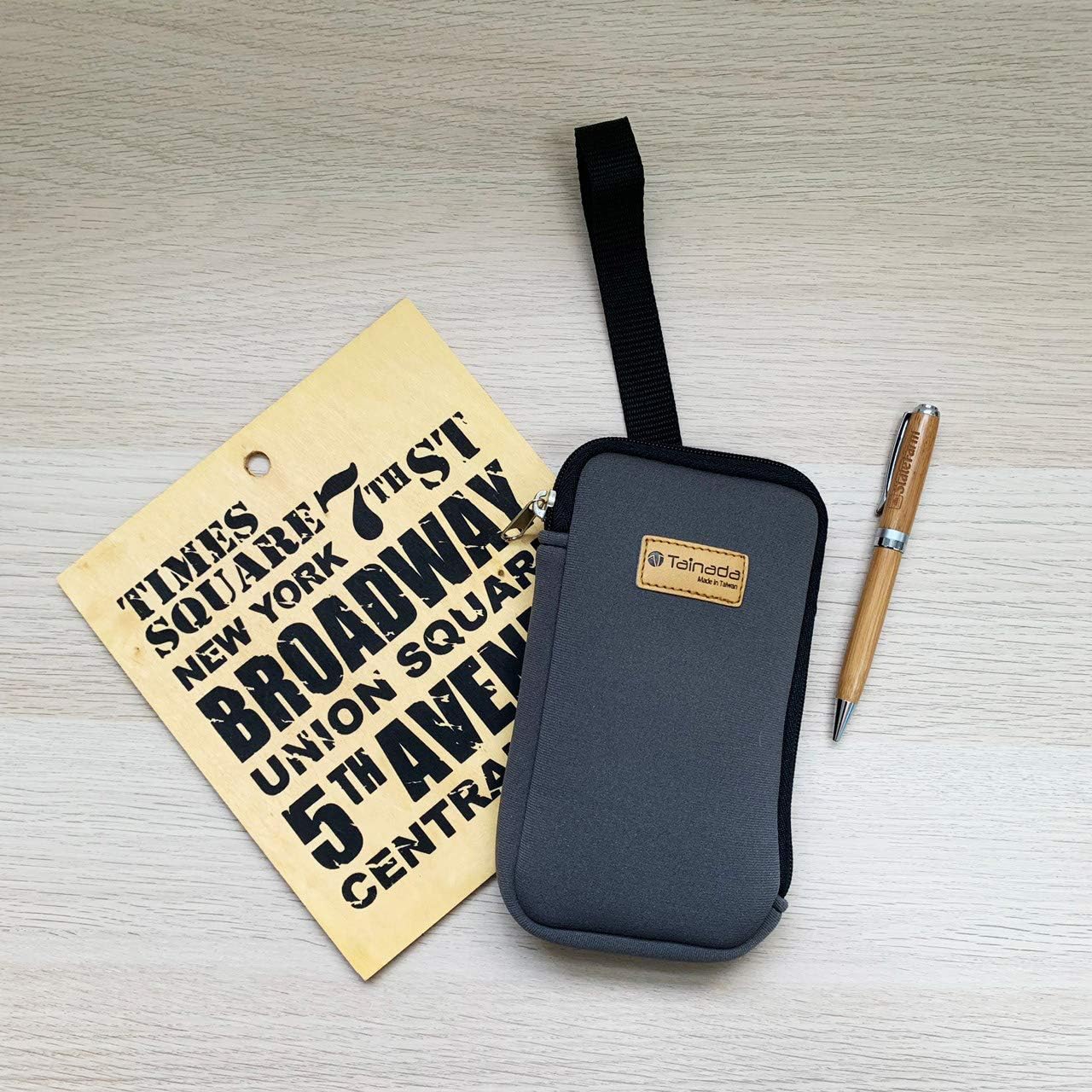 Men Women Phone Neoprene Shockproof Zipper Wristlet Case Bag Pouch with Belt Loop Holster & Detachable Wrist Carry Strap for iPhone 17/16 Pro Max, 16/15 Plus, Air 16e; Samsung S25+, S24, A56 (Gray) - Image 4