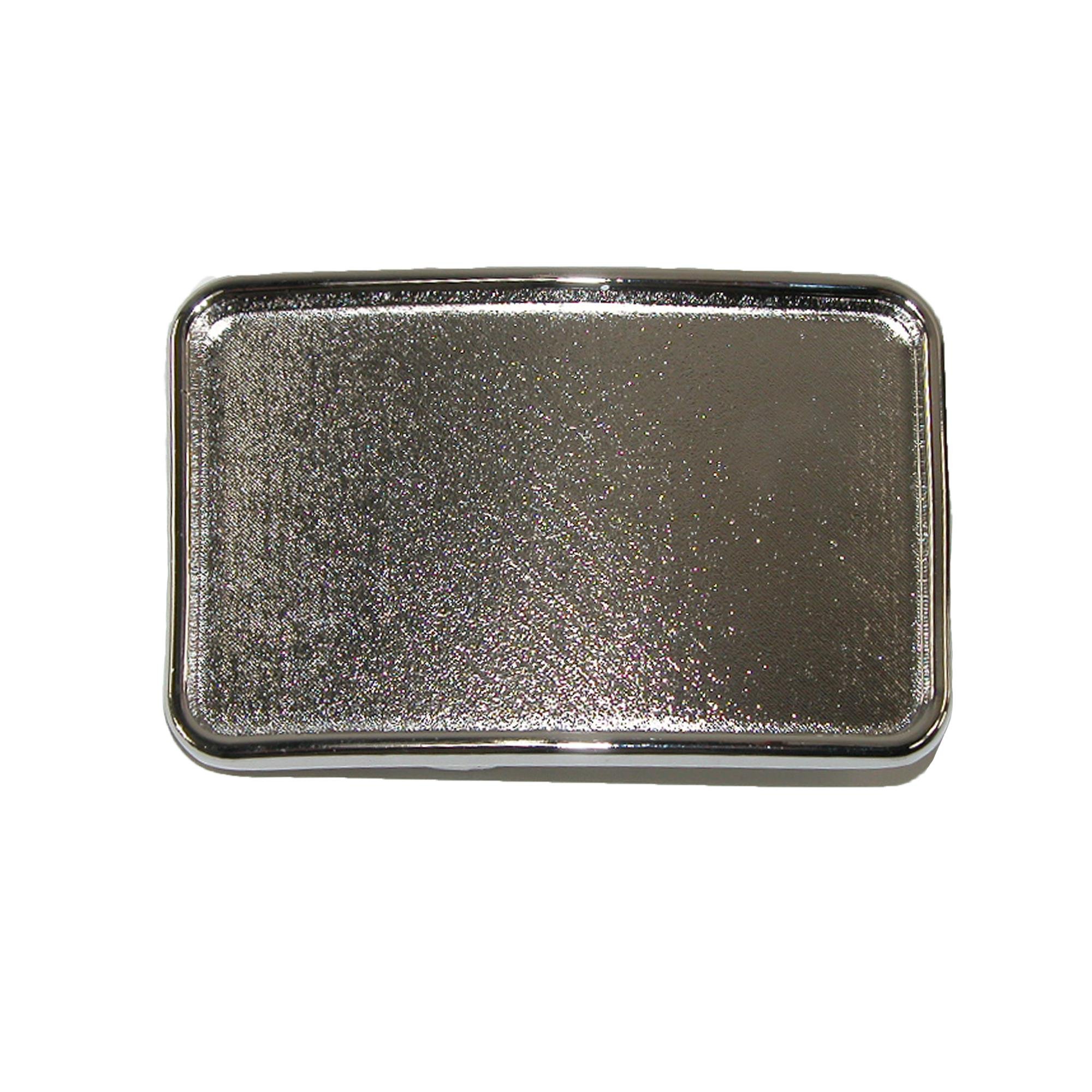 CTM Blank Large Belt Buckle, Silver