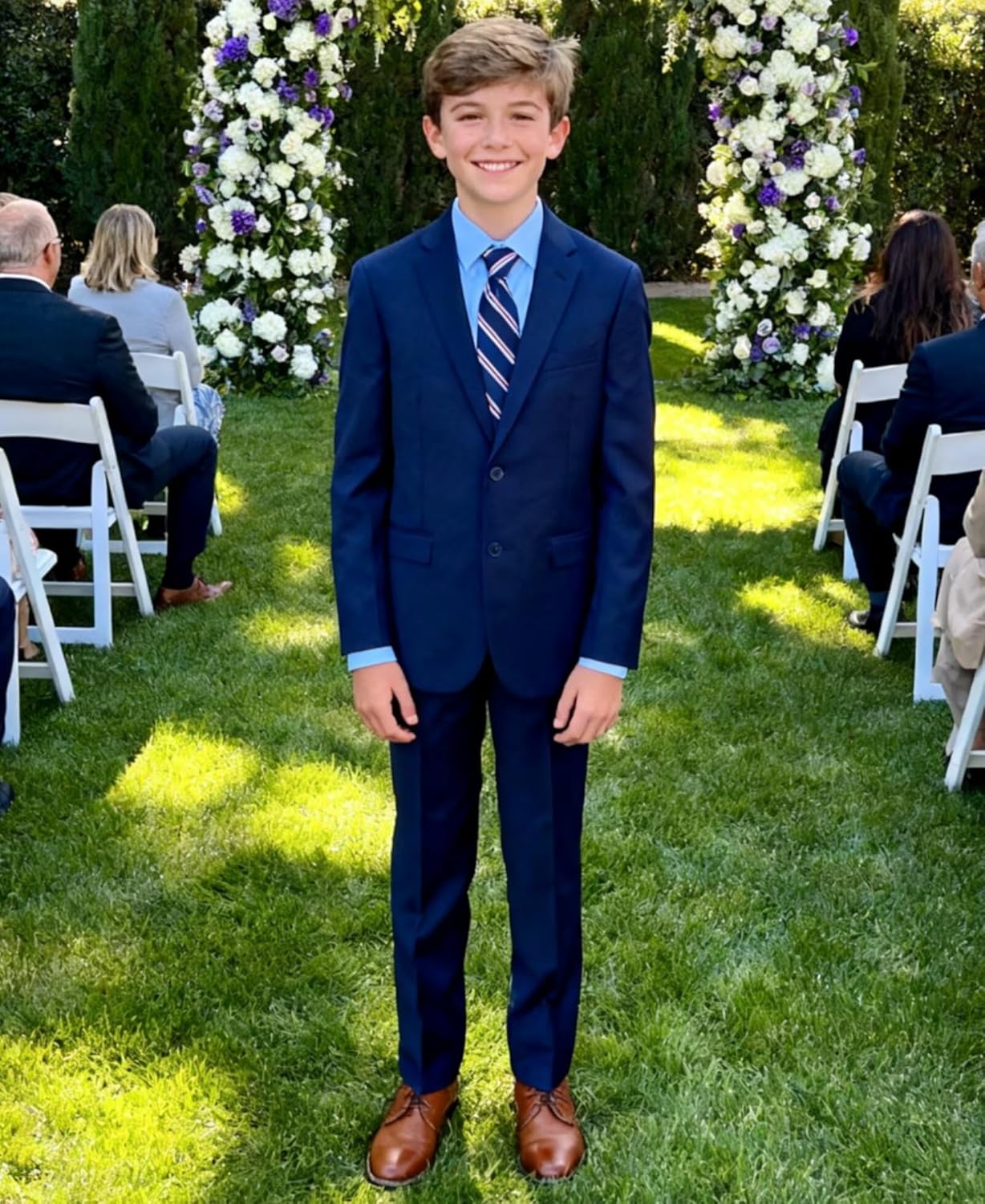 Boys' Blazer Suit Jacket Slim Fit Boys School Blazer Coat for Kids Formal Dinner Party Jacket - Image 6