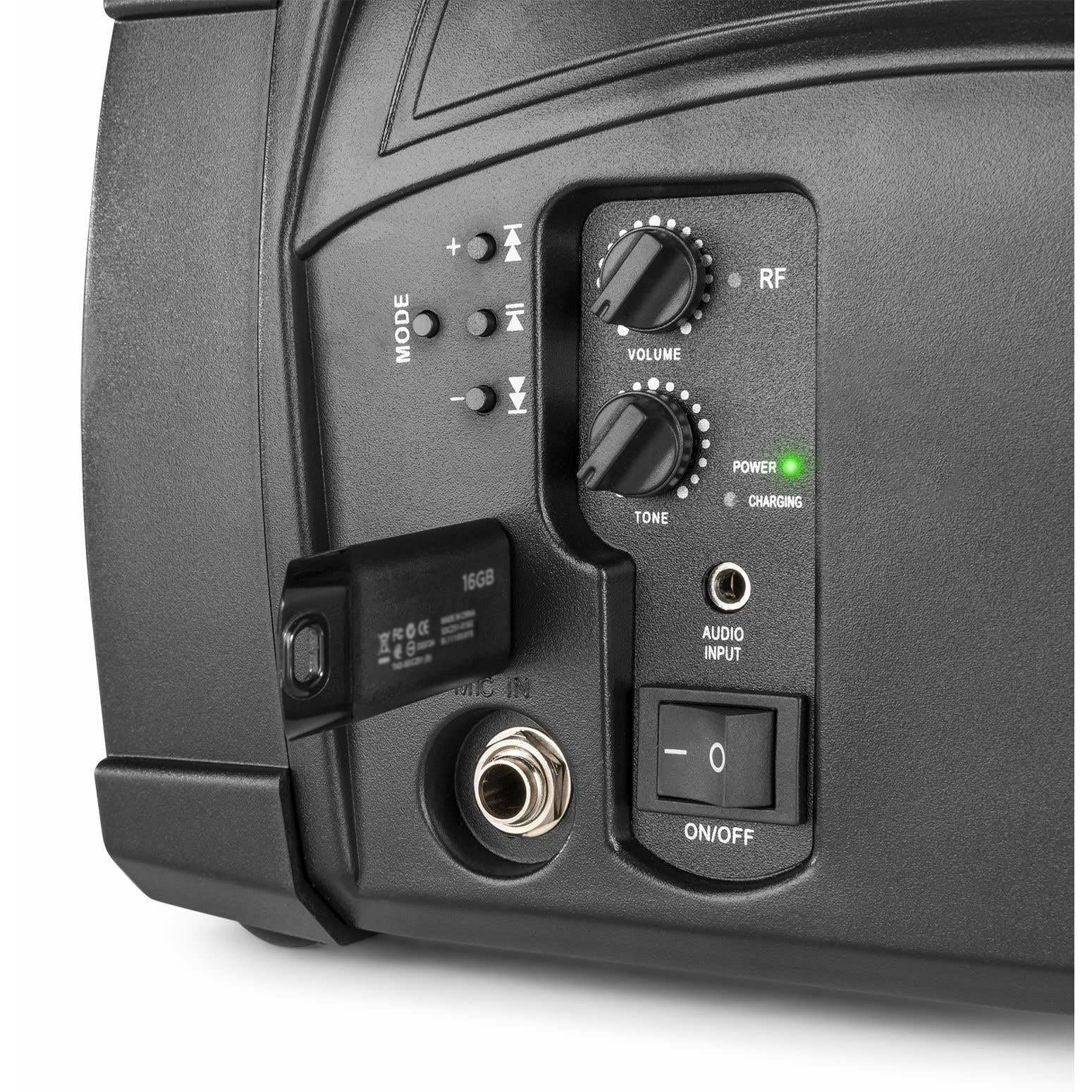 Vonyx ST014 tragbarer PA-Lautsprecher mit kabellosem UHF-Mikrofon