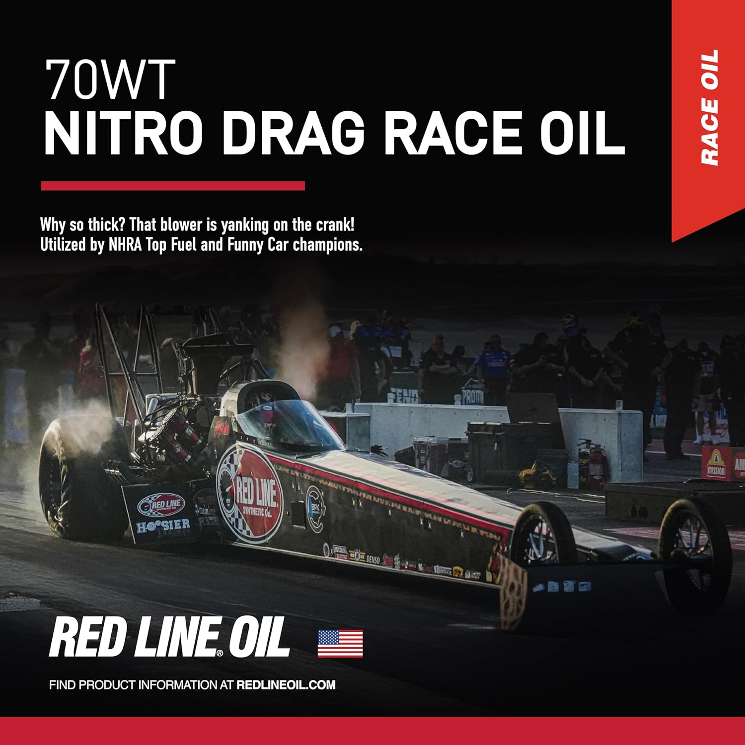 Red Line 10705 70WT Nitro Drag Race Oil Synthetic - Gallon