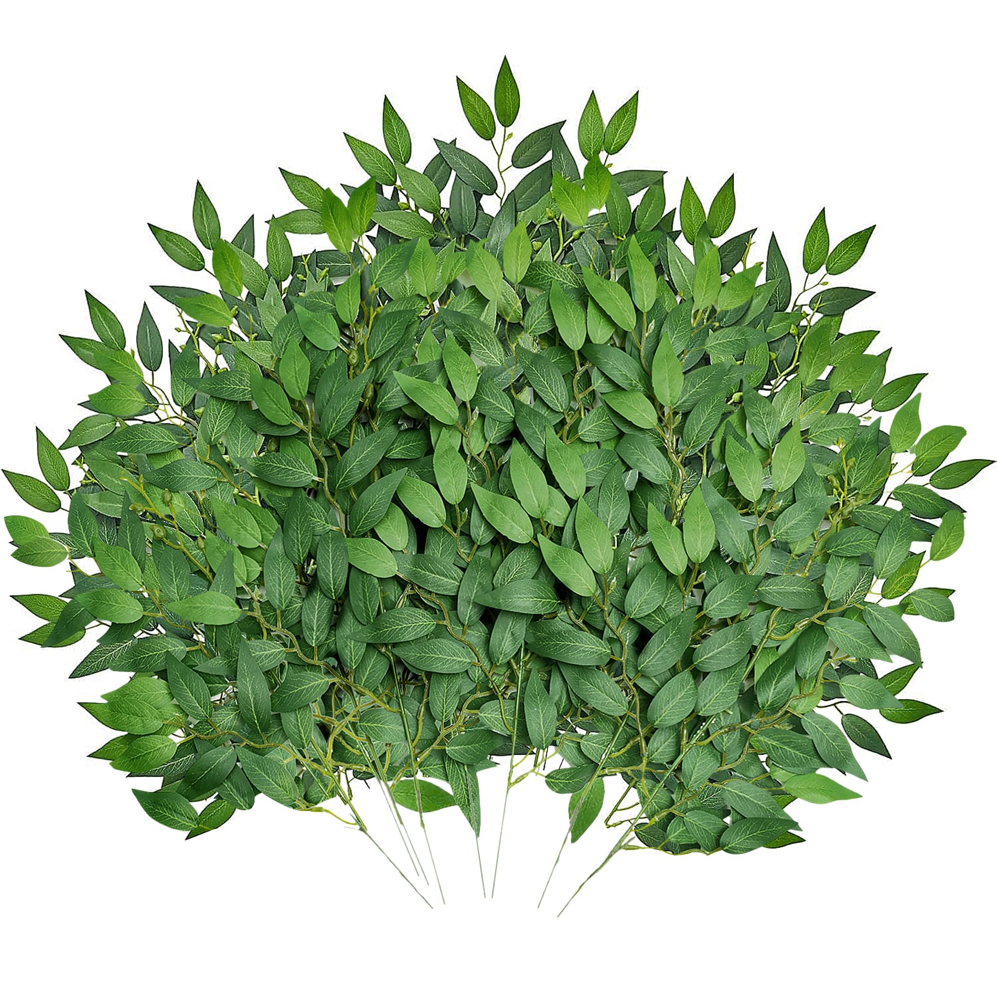 AKAUKIN 20Pcs Italian Ruscus Greenery