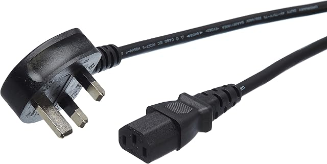 Amazon Basics Power Cord- 0,9 m , Black