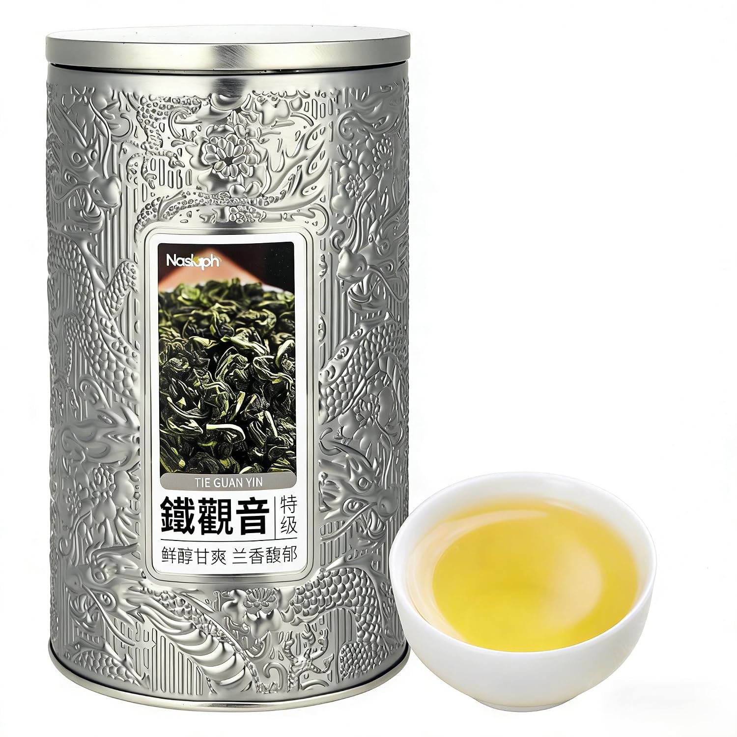  Tieguanyin Oolong Tea, Oolong Tea Tie Guan Yin Tea Loose Leaf, Chinese Iron Goddess of Mercy High Mountain Ulong Tea with Rich Aromas, Grade AAA Oolong Tea Leaves 5.29Oz/150g thumbnail