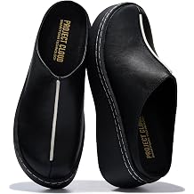 Project Cloud Genuine Leather Platform Clogs for Women - Womens Mules