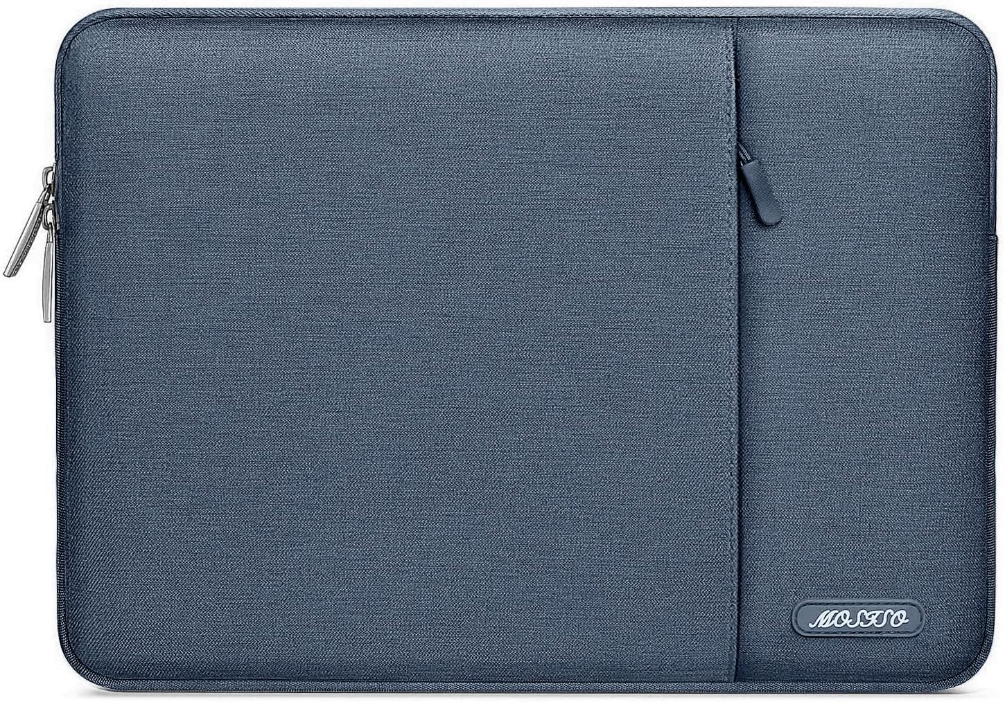 Laptop Case 13.3 inch, 13-13.3 inch Laptop Sleeve Compatible with MacBook Air/Pro 13/Pro 14 M5 M4 M3 M2 M1, HP Dell ASUS Lenovo,Polyester Vertical Computer Sleeve Bag with Pocket,Haze Blue
