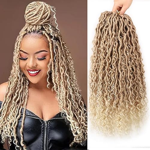 Mira Sofia Goddess - Rastas de pelo sintético de ganchillo para mujeres negras, 14 pulgadas, cabello bohemio preenrollado suave con extremos