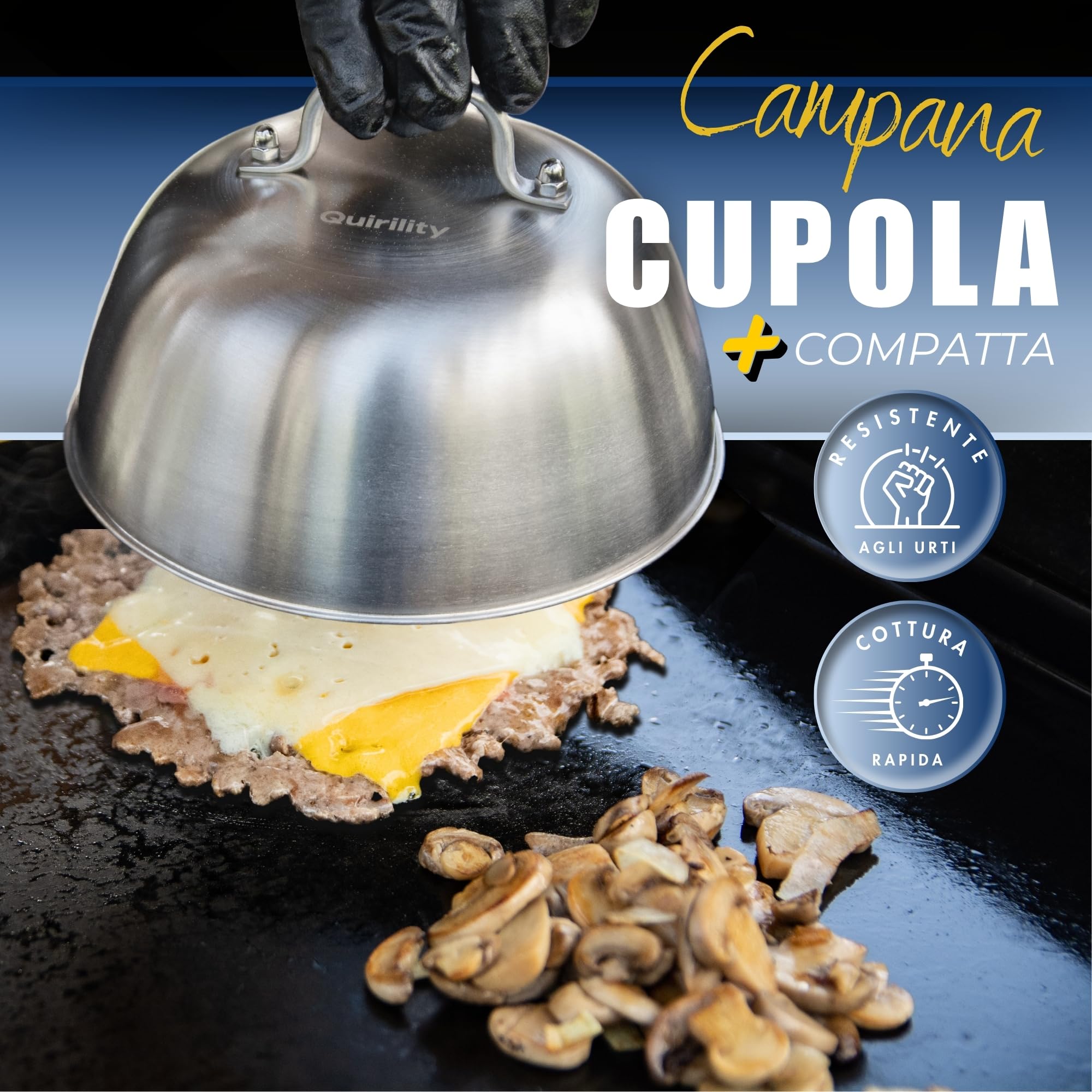 Smash Burger Kit - Kit Professionale in Acciaio Inossidabile con Certificato EU Contatto Alimentare - Pressa per Hamburger - Smash Burger Press - Schiaccia Hamburger (PRO (3 Pezzi))