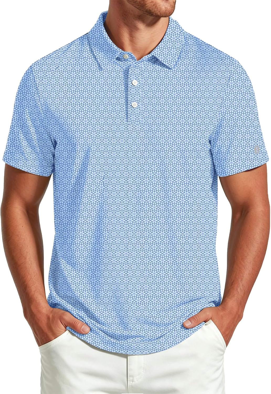 Men's UPF 50+ Short Sleeve Golf Polo Tee