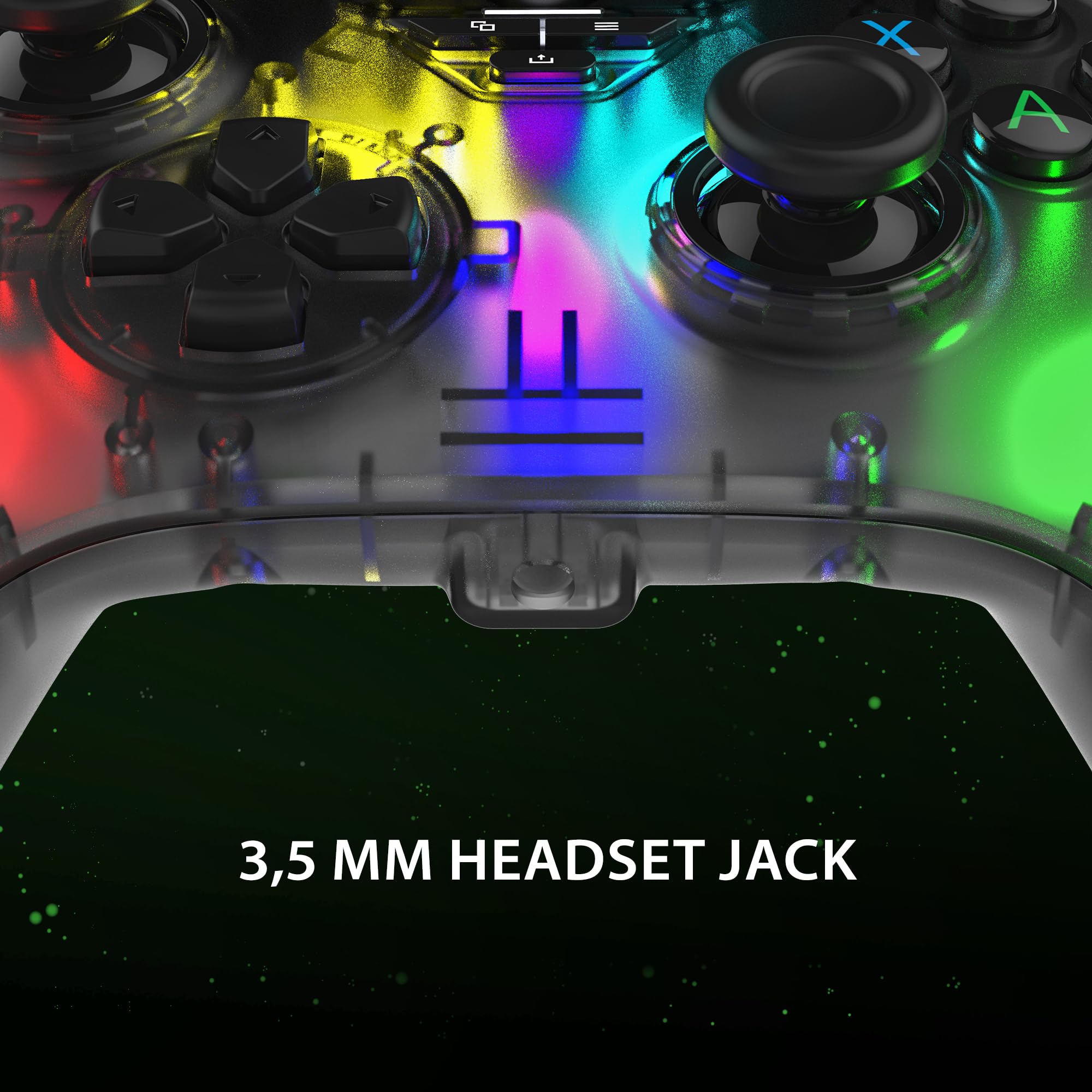 SNAKEBYTE Controller GAMEPAD RGB X SB922312 wired gamepad for Xbox/PC Grey [Xbox 360] [Xbox 360]