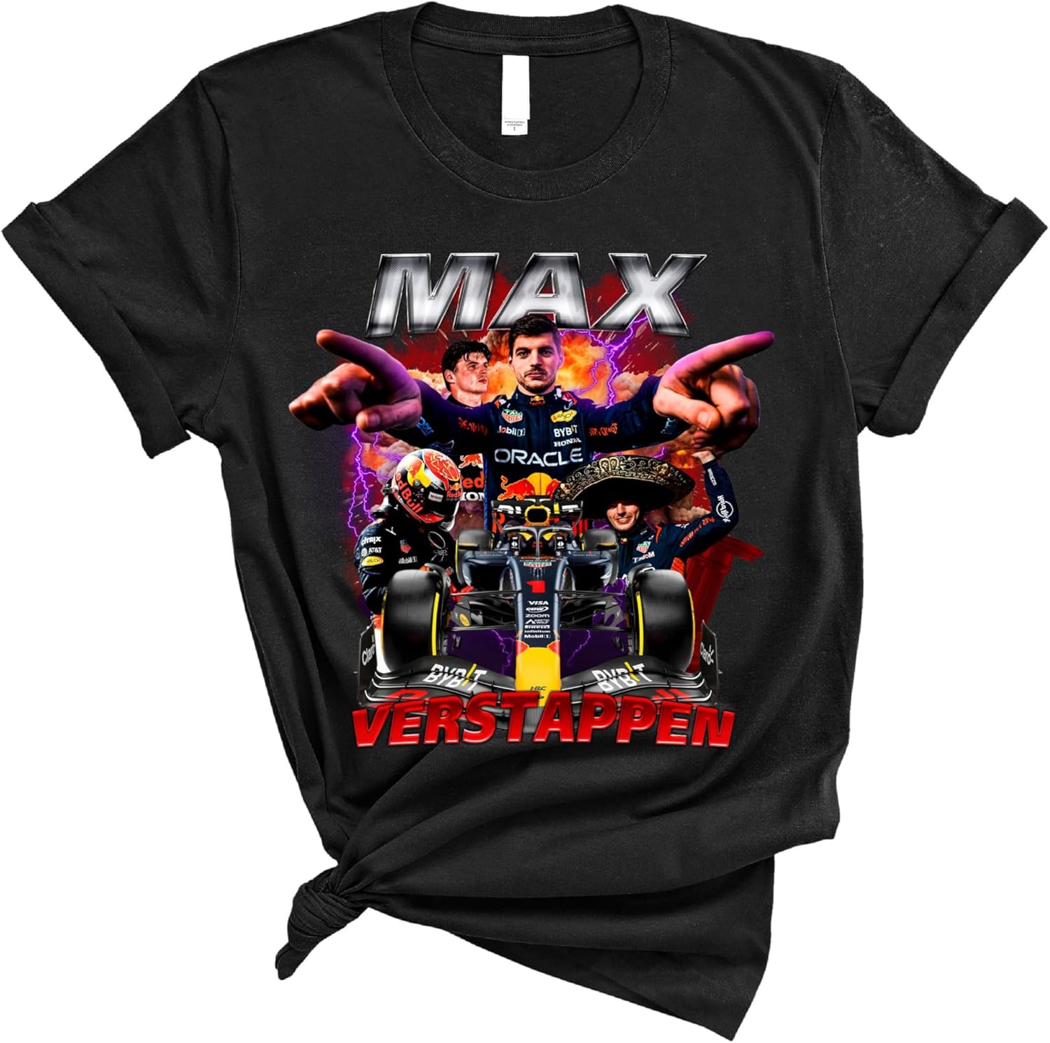 Max Formula Verstappen T-Shirt, F1 Racing Graphic Tee for Motorsport Fans and Grand Prix Enthusiasts, Speed Style - Image 5