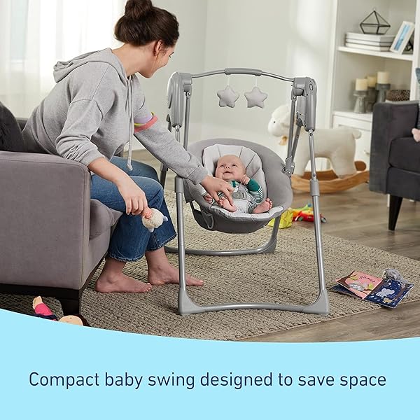 Graco Slim Spaces Compact Baby Swing 5