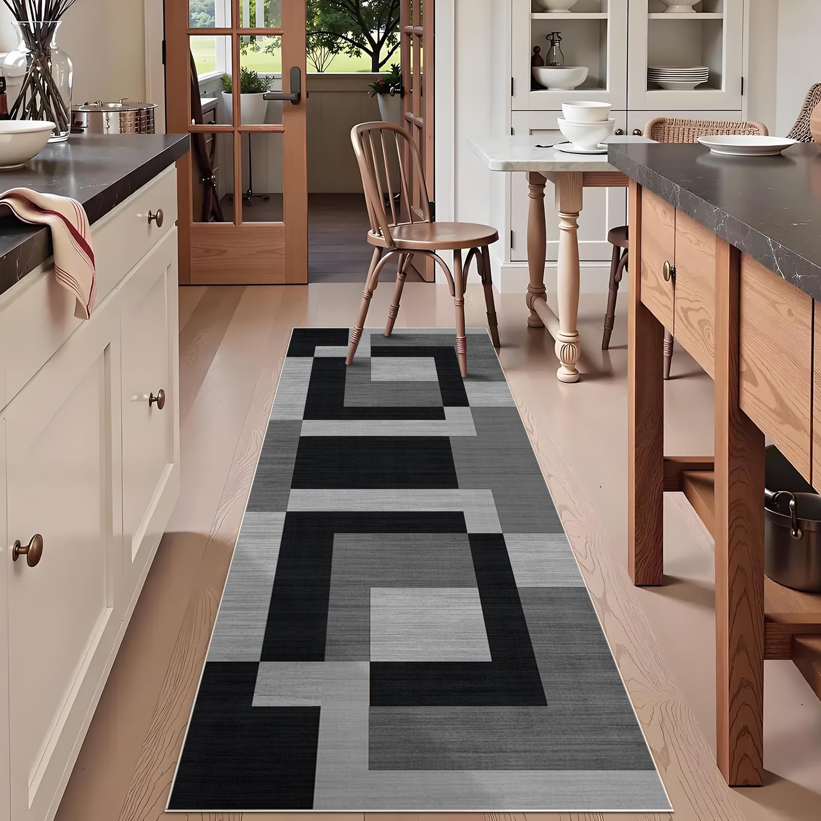 Alfombra para cocina lavable de 70 x 120 cm ideal para dar calidez al pasillo y entrada