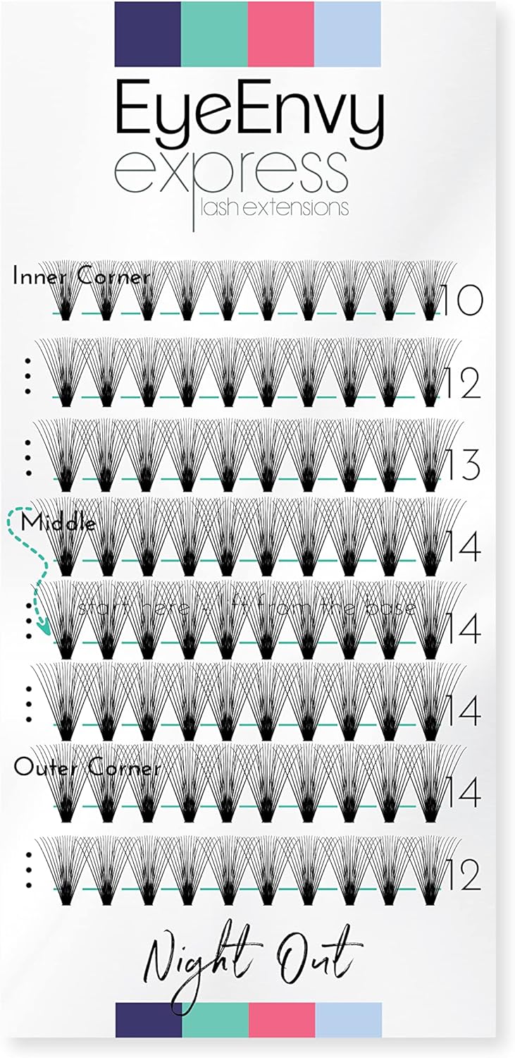 EyeEnvy Express Lash Extensions 'POP Like a Pro' Night Out Thick Mink