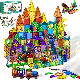 Magneverse 123 Pieces Magnetic Building Blocks for Children