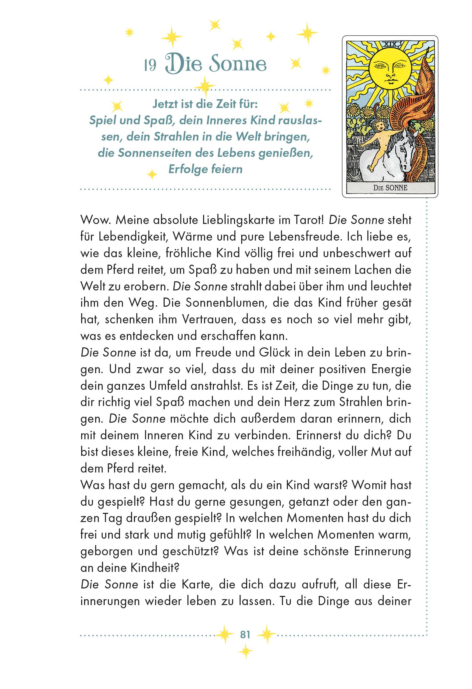 TAROT - Dein Starterkit: 78 Karten mit Buch (Tarotkarten legen lernen, Tarotkarten mit Buch für Anfänger): 78 Karten mit Buch (Tarot für Anfänger)
